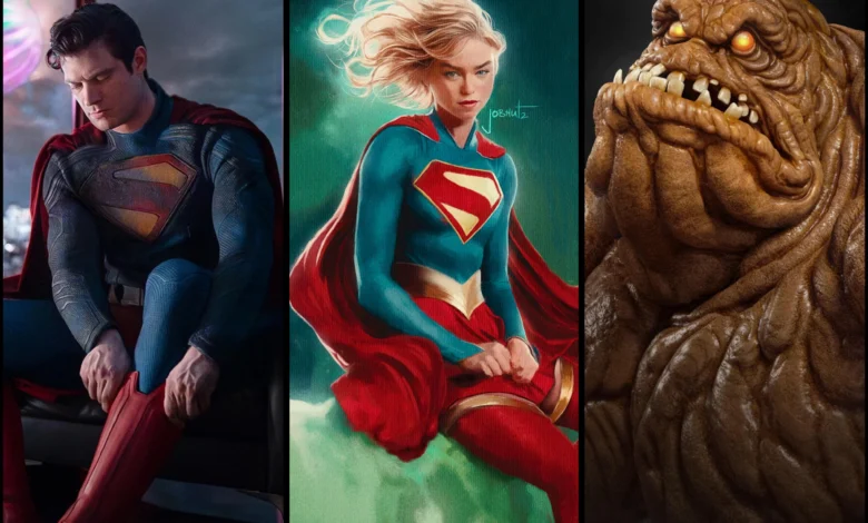 siuperman, supergirl, clayface