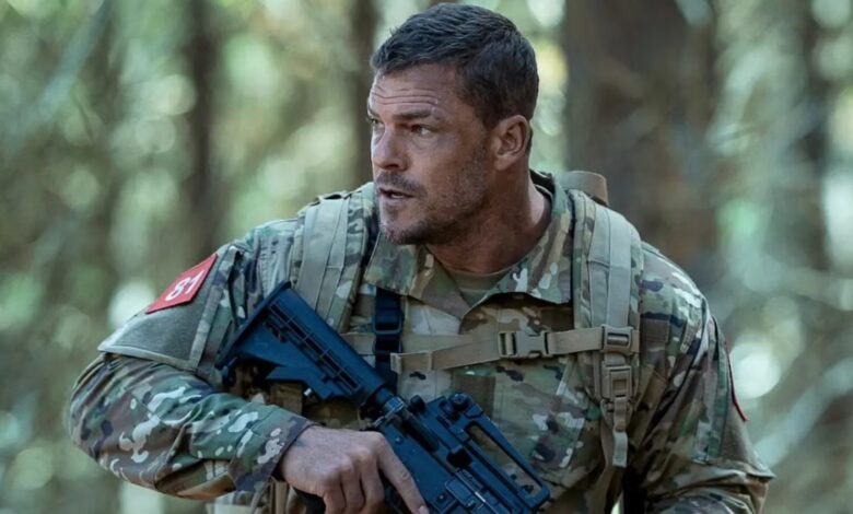 reacher, war machine, ritchson