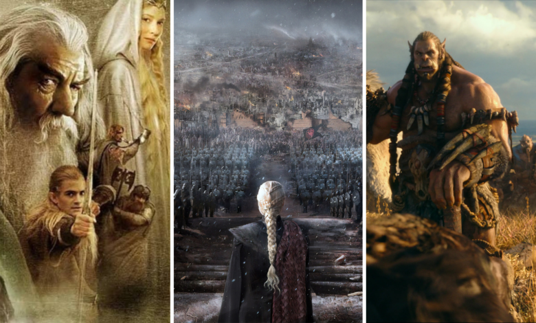 pán prstenu, hra o truny, narnie, warcraft, zaklínač