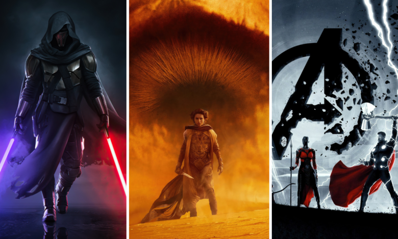 duna, star wars, dc, marvel, disnye, warner bros, hvezdna brána, star trek