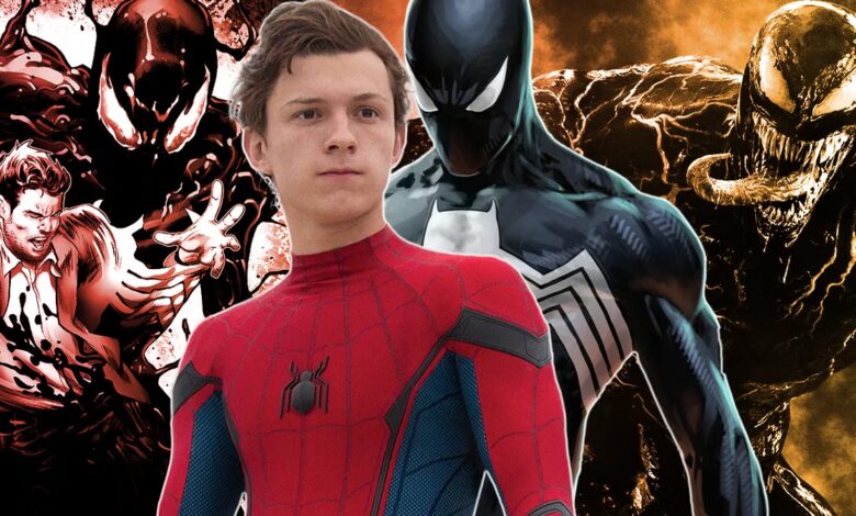 spider-man, tom holland, venom