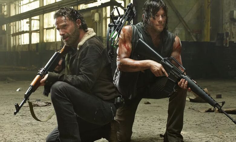 ziví mrtví, rick a daryl