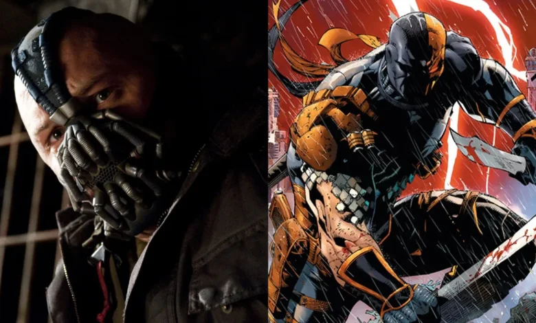 batman, bane, deathstroke, peacemaker, dc